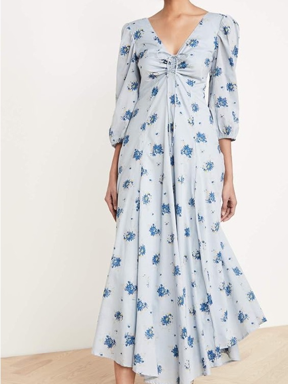 Free People Sea Glass Midi Dress